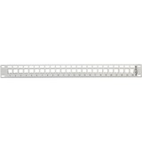 DeLOCK 19″ Keystone Patch Panel 24 Port grey patchpaneel Grijs, 1HE, 43302
