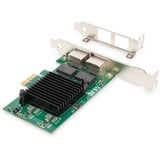 Digitus Gigabit Ethernet PCI Express Card netwerkadapter 2 poorten