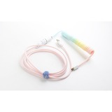 Ducky Coiled Cable V2 - Cotton Candy kabel 