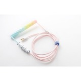 Ducky Coiled Cable V2 - Cotton Candy kabel 