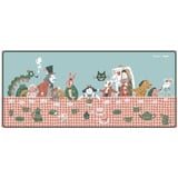 Ducky Dimanche Alice in Wonderland Limited Edition Mousepad Blauw/rood