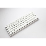 Ducky One 3 Classic Pure White SF, toetsenbord Wit, US lay-out, Cherry MX Silent Red, RGB led, Double-shot PBT, Hot-swappable, QUACK Mechanics, 65%