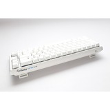 Ducky One 3 Classic Pure White SF, toetsenbord Wit, US lay-out, Cherry MX Silent Red, RGB led, Double-shot PBT, Hot-swappable, QUACK Mechanics, 65%
