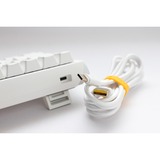 Ducky One 3 Classic Pure White SF, toetsenbord Wit, US lay-out, Cherry MX Silent Red, RGB led, Double-shot PBT, Hot-swappable, QUACK Mechanics, 65%