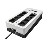 Eaton Power Quality 3S Gen2 UPS FR, 700 VA, 420 W ups Zwart/wit, 4x FR, 4x FR alleen surge, USB‑laadpoorten, 3S700F