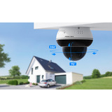 Foscam D8ET, 4K/8MP vandalismebestendige PoE PT buitencamera Zwart
