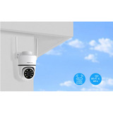 Foscam PD5, 3K/5MP Dual-band WiFi PT beveiligingscamera Wit, Kleurennachtzicht
