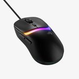 Glorious Model D 3 Wired gaming muis Zwart (mat), Tot 30.000 dpi, RGB