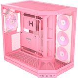 HYTE HYTE Y50 Strawberry Milk midi tower behuizing Lichtroze | 2x USB-A | 1x USB-C | RGB | Window