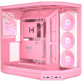 HYTE HYTE Y50 Strawberry Milk midi tower behuizing Lichtroze | 2x USB-A | 1x USB-C | RGB | Window