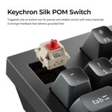 Keychron Q5 Ultra-M3 8K Wireless Custom Mechanical Keyboard, toetsenbord Wit, US lay-out, Keychron Silk POM Brown, 96%, RGB, Hot swap, 8K, 2.4 GHz / Bluetooth 5.2 / USB-C