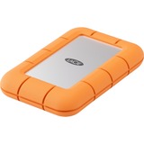 LaCie Rugged Mini 2 TB externe SSD Oranje/zilver, USB-C 3.2 Gen 2x2 (20 Gbit/s)