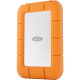 LaCie Rugged Mini 2 TB externe SSD Oranje/zilver, USB-C 3.2 Gen 2x2 (20 Gbit/s)