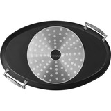Le Creuset Ovale Vispan bak-/braadpan Zwart/zilver, 40 cm