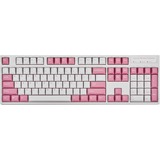 Leopold FC900RBTN/ELPPD, gaming toetsenbord Lichtroze, US lay-out, Cherry MX Brown, Fullsize, PBT Double Shot, Bluetooth 5.1