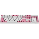Leopold FC900RBTN/ELPPD, gaming toetsenbord Lichtroze, US lay-out, Cherry MX Brown, Fullsize, PBT Double Shot, Bluetooth 5.1