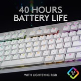 Logitech G915 TKL LIGHTSPEED Wireless RGB Mechanical Gaming Keyboard Wit, US-International, GL Tactile, LIGHTSYNC RGB, TKL