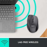 Logitech M705 Wireless Marathon Mouse Antraciet, 1000 Dpi
