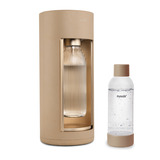 Mysoda Glassy Latte bruiswatertoestel Beige, Excl. CO2-gascilinder - met glazen en PET fles