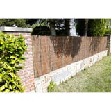 Nature Heidemat (3,0 kg/m² +/- 10%) - afschermgraad 4/5, 1 x 3 meter begrenzing Houtkleur