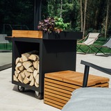 OFYR Mise en Place Table Black 65 PRO Teak Hout tafel Zwart/houtkleur