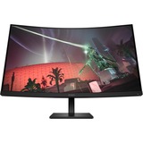 OMEN 32c 31.5" curved gaming monitor Zwart, 165 Hz, HDMI, DisplayPorts, AMD FreeSync