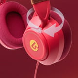 PowerA LucidSound LS10X Gen 2 bedrade gamingheadset voor Xbox Series X|S - Rood vuur over-ear gaming headset Rood/geel, Xbox Series X|S, Xbox One, Pc