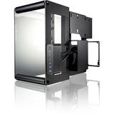 RAIJINTEK PAEAN M Show-case Zwart | 2x USB-A 2.0 | 2x USB-A 3.2 (5 Gbit/s) | 1x Audio | Window-kit