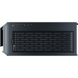 Seasonic SYNCRO Q704 + DGC-750 Tower-behuizing Zwart | 2x USB-A 3.2 (5 Gbit/s) | USB-C 3.2 (5 Gbit/s) | 2x Audio | Window-kit