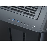 Seasonic SYNCRO Q704 + DGC-750 Tower-behuizing Zwart | 2x USB-A 3.2 (5 Gbit/s) | USB-C 3.2 (5 Gbit/s) | 2x Audio | Window-kit