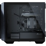 Seasonic SYNCRO Q704 + DGC-750 Tower-behuizing Zwart | 2x USB-A 3.2 (5 Gbit/s) | USB-C 3.2 (5 Gbit/s) | 2x Audio | Window-kit