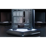 Seasonic SYNCRO Q704 + DGC-750 Tower-behuizing Zwart | 2x USB-A 3.2 (5 Gbit/s) | USB-C 3.2 (5 Gbit/s) | 2x Audio | Window-kit