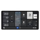 Shelly Wall Display X2i bedieningspaneel Zilver, Touchscreen, Wi-Fi 6, Bluetooth 5.4