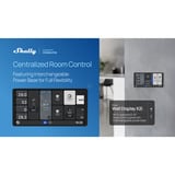 Shelly Wall Display X2i bedieningspaneel Zilver, Touchscreen, Wi-Fi 6, Bluetooth 5.4