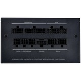 SilverStone DA750R Gold, 750 Watt voeding  Zwart, 1x 12-Pin ATX3.0, 4x PCIe, Kabel-Management