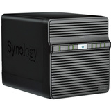 Synology Synology DS423 incl. 4x Synology HAT3300-4T 4 TB harde schijf nas Zwart, 2x RJ-45, 2x USB-A 3.2 (5 Gbit/s)