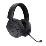 Trust GXT 493 Carus Draadloze  over-ear gaming headset Zwart, 2.4GHz | Bluetooth | Audio (3.5mm)