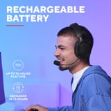 Trust GXT 493 Carus Draadloze  over-ear gaming headset Zwart, 2.4GHz | Bluetooth | Audio (3.5mm)