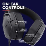 Trust GXT 493 Carus Draadloze  over-ear gaming headset Zwart, 2.4GHz | Bluetooth | Audio (3.5mm)