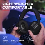 Trust GXT 493 Carus Draadloze headset over-ear gaming headset Zwart, 2.4GHz, Bluetooth, Audio (3.5mm)