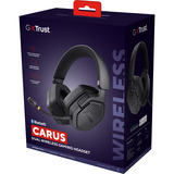 Trust GXT 493 Carus Draadloze headset over-ear gaming headset Zwart, 2.4GHz, Bluetooth, Audio (3.5mm)
