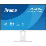 iiyama ProLite XB2497HSU-W1 23.8" monitor Wit (mat), 120 Hz, HDMI, DisplayPort, USB, Audio