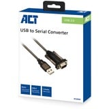 ACT Connectivity USB naar Serieel Converter (Basic Version) adapter Zwart