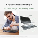 ASUS Chromebook CR11 CR1104CTA-NS0150 11.6"  laptop Grijs | N150 | Intel Graphics | 8 GB | 64 GB eMMC | Touch