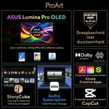 ASUS ProArt P16 H7606WP-RJ075X OLED 16"  Copilot+ laptop Zwart | Ryzen AI 9 HX 370 | RTX 5070 | 64 GB | 1 TB SSD | Touch