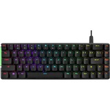 ASUS ROG Falchion Ace RGB mechanisch gaming toetsenbord Zwart, US lay-out (QWERTY), ROG RX Red, 65%, RGB leds, ROG PBT Doubleshot Keycaps