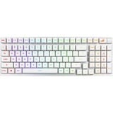 ASUS ROG STRIX SCOPE II 96 RX Wireless, gaming toetsenbord Wit, US lay-out, ROG RX Red, 96%, RGB leds, Hot-swappable, PBT Double-shot, Bluetooth / 2.4GHz / USB 2.0