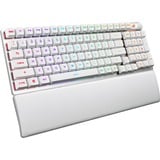 ASUS ROG STRIX SCOPE II 96 RX Wireless, gaming toetsenbord Wit, US lay-out, ROG RX Red, 96%, RGB leds, Hot-swappable, PBT Double-shot, Bluetooth / 2.4GHz / USB 2.0