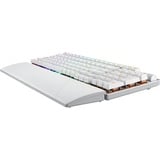 ASUS ROG STRIX SCOPE II 96 RX Wireless, gaming toetsenbord Wit, US lay-out, ROG RX Red, 96%, RGB leds, Hot-swappable, PBT Double-shot, Bluetooth / 2.4GHz / USB 2.0