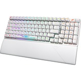 ASUS ROG Strix Scope II 96 RX Wireless RGB mechanisch gaming toetsenbord Wit, US lay-out (QWERTY), ROG RX Red, 96%, RGB leds, Hot-swappable, PBT Double-shot, Bluetooth | 2.4GHz | USB 2.0